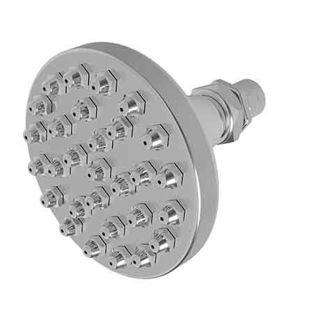 Newport Brass Single Function Shower Head in Weathered Brass 214/03W